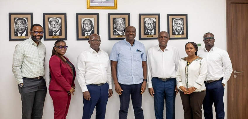 Central Bank of Liberia Governor Leads Delegation for Visit to GhIPSS