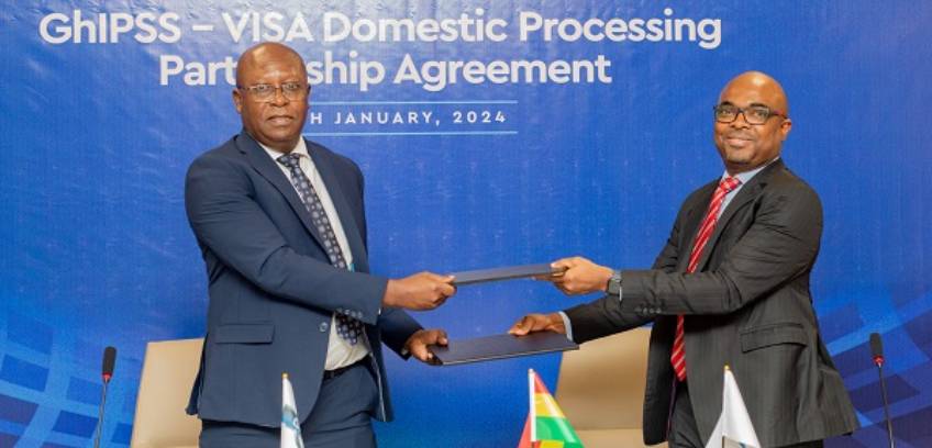 GhIPSS signs Domestic Processing Agreement with Visa